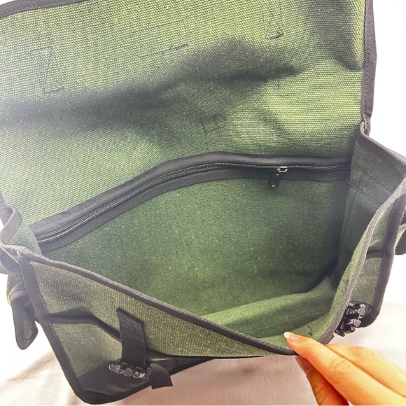 INCLY Musette Rock Mining Bag Shoulder Tools Prospecting Outdoor Pockets Green - Picture 3 of 7